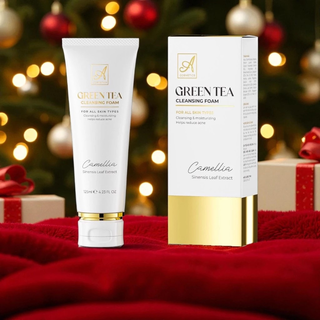 Sữa rửa mặt trà xanh Acosmetics Phương Anh